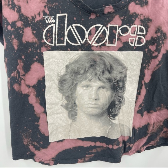Bravado The Doors Custom Bleach Splatter Reverse Dyed Graphic Tee SZ L - Picture 5 of 6